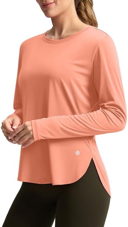 Women's Sun Shirts UPF 50+ Long Sleeve UV Protection Shirt Lightweight Quick Dry Workout Hiking Tops for Women