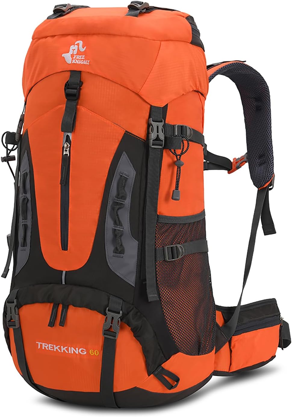 60L Hiking and Camping Backpack with Rain Cover