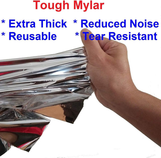 Emergency Sleeping Bags 2 Pack | Portable Emergency Blanket Survival Gear