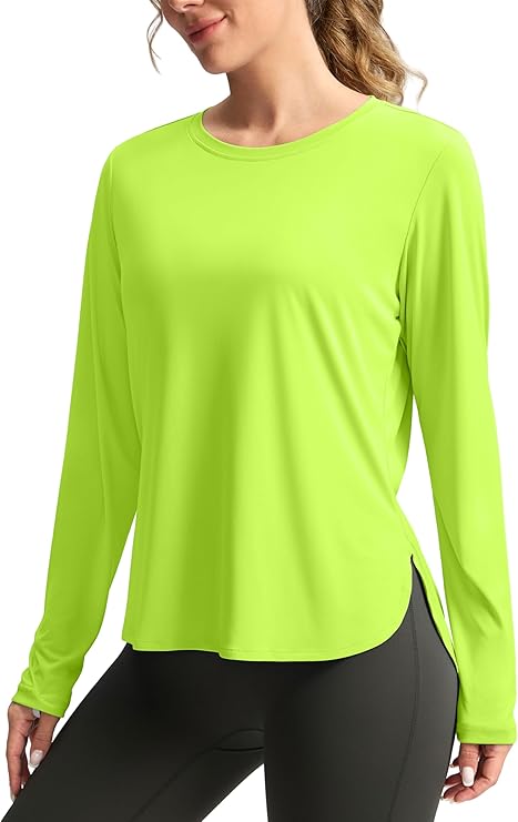 Women's Sun Shirts UPF 50+ Long Sleeve UV Protection Shirt Lightweight Quick Dry Workout Hiking Tops for Women