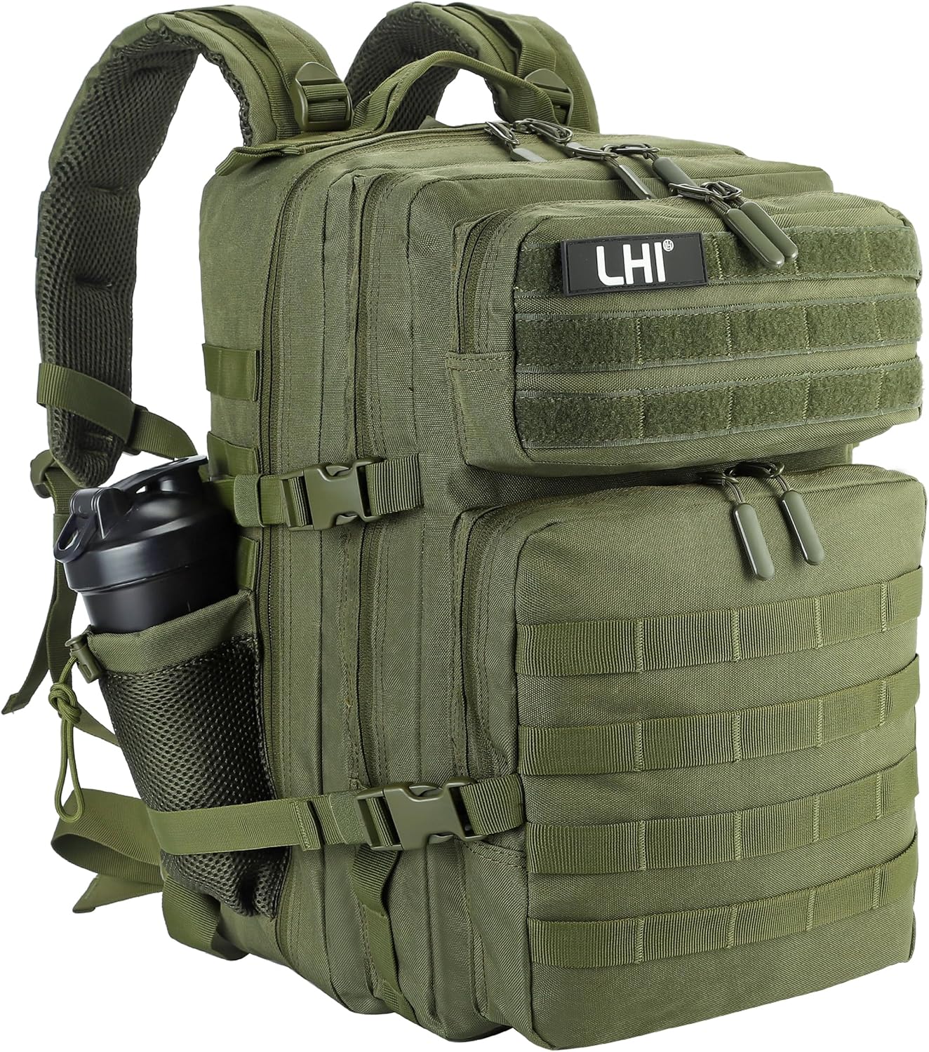 Military Tactical Backpack for Men and Women 45L Army 3 Days Assault Pack Bag Large Rucksack with Molle System