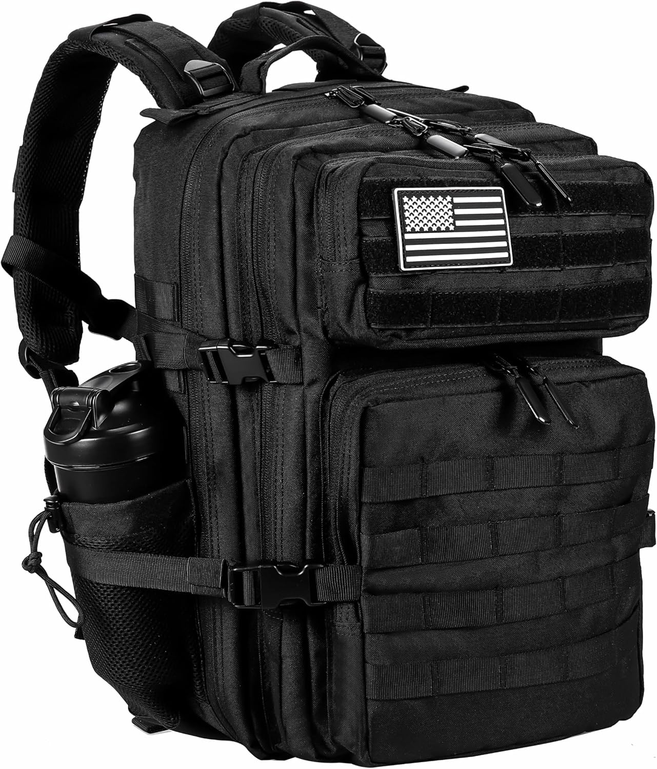 Military Tactical Backpack for Men and Women 45L Army 3 Days Assault Pack Bag Large Rucksack with Molle System