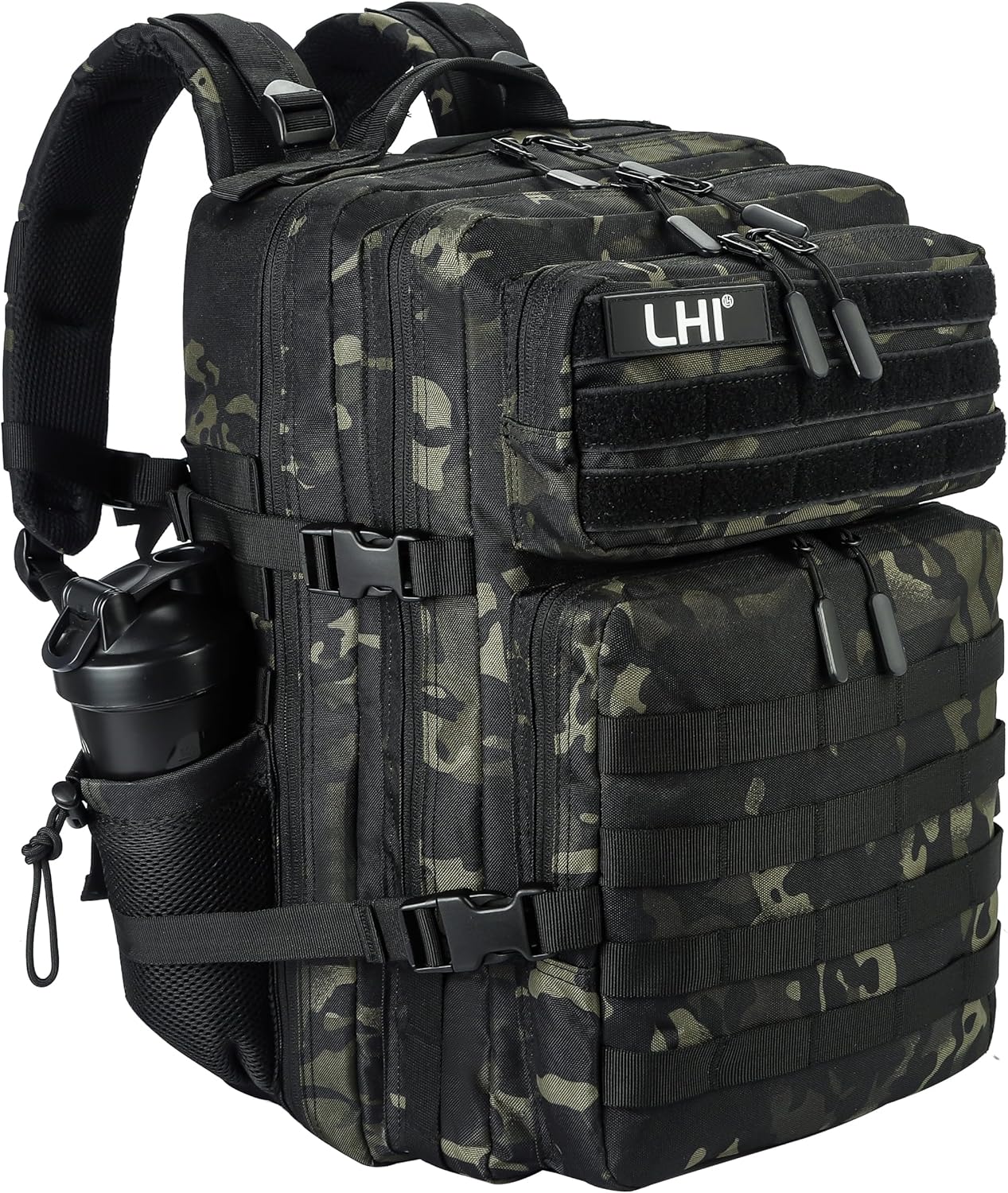 Military Tactical Backpack for Men and Women 45L Army 3 Days Assault Pack Bag Large Rucksack with Molle System