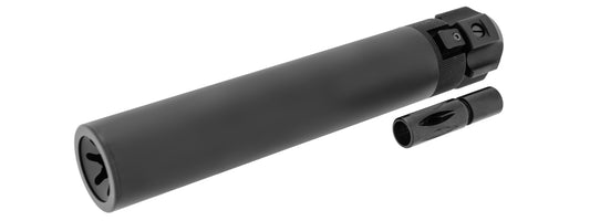AIRSOFT BARREL EXTENSION FOR AIRSOFT MP7 W/ STEEL FLASH HIDER