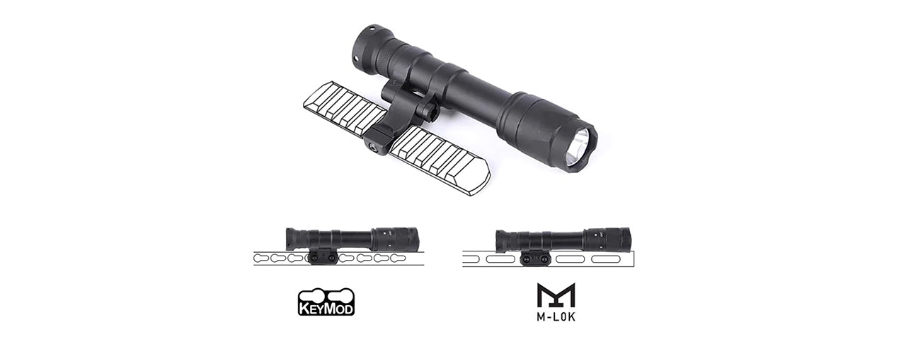 Atlas Custom Works M640U Scout Light PRO Rail Mount LED Flashlight