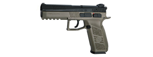 ASG LICENSED CZ P-09 DUTY GBB GAS BLOWBACK AIRSOFT PISTOL - BLACK/TAN
