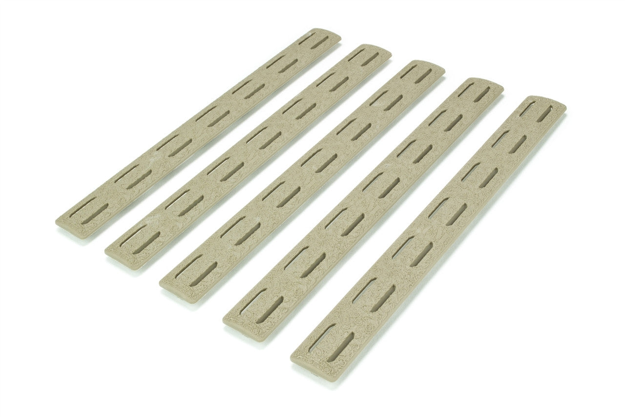 BCM­® GUNFIGHTER M-LOK™ RAIL PANEL KIT, 5.5-INCH FIVE PACK