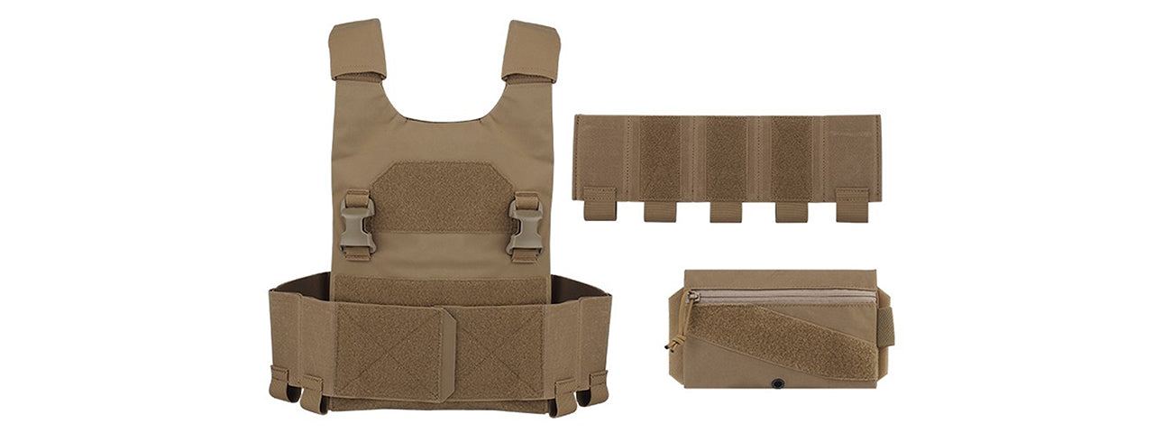 Lightweight Tactical Plate Carrier Set