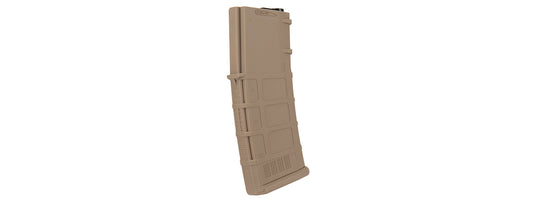 Lancer Tactical 120rd Polymer AEG Airsoft Rifle Magazine (DARK EARTH)