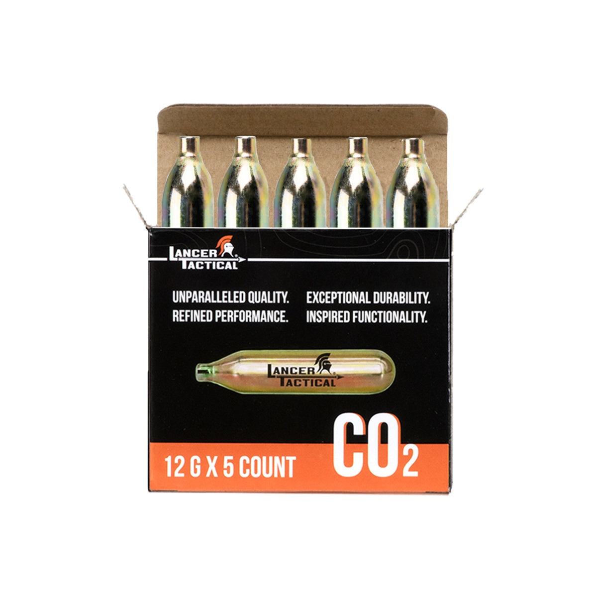 Lancer Tactical High Pressure 12 Gram CO2 Cartridges for Airsoft / Airguns
