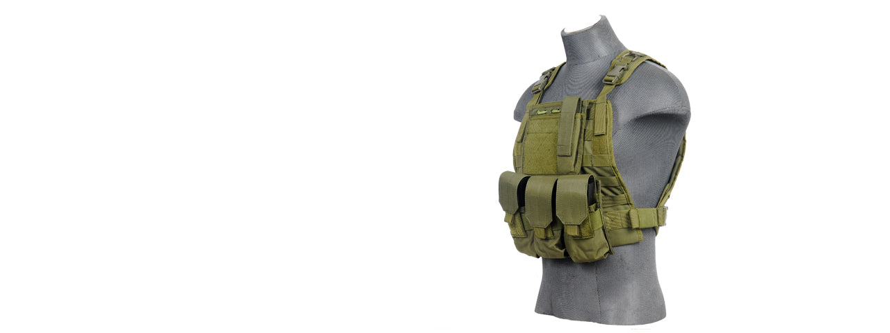 Lancer Tactical MBSS Style Molle Tactical Vest With Pouches