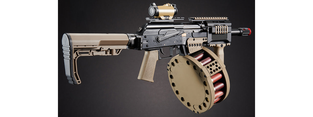 Custom Valdis - Tokyo Marui SAIGA-12 SBS Tri-Shot Gas Blowback Airsoft Shotgun