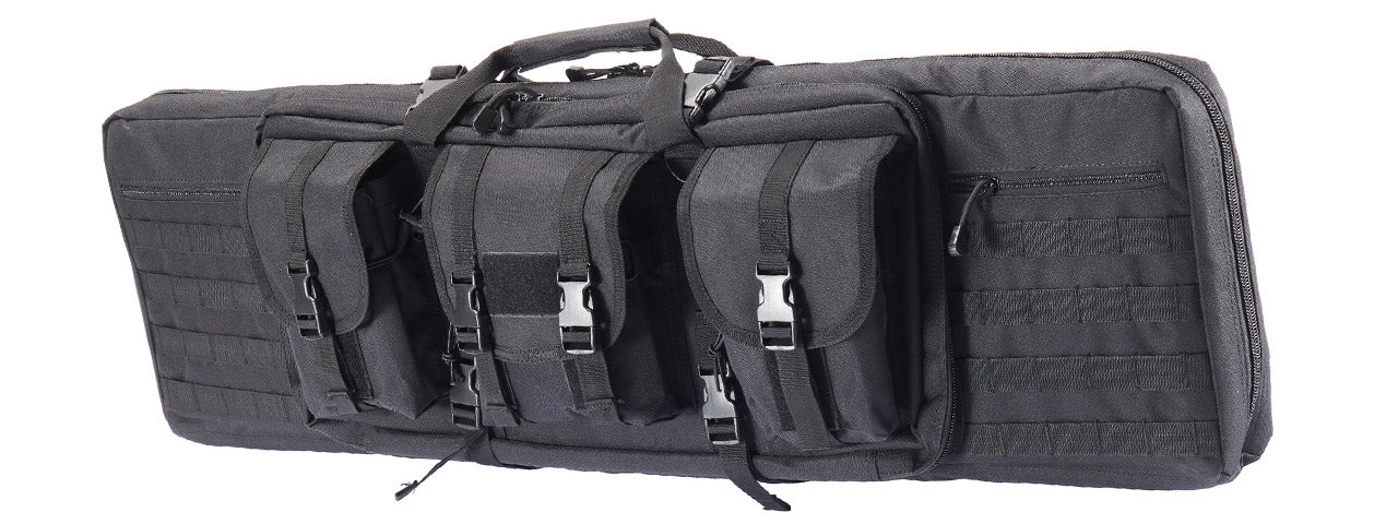 Lancer 42 Inch Double Rifle Gun Bag Black