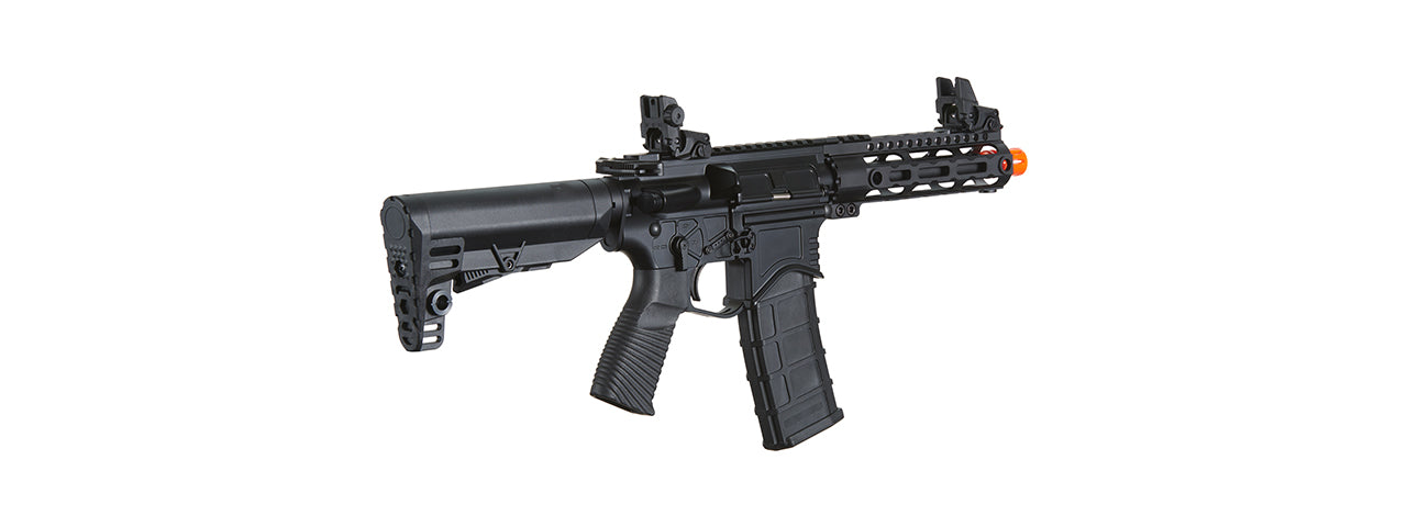 Golden Eagle Compact BD Style 7" inch M-LOK M4 GBB Airsoft Rifle - Green Gas Combo - (Black)