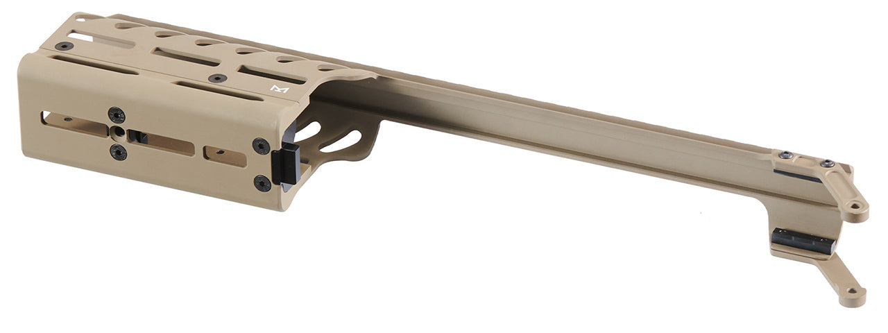 ITP M-LOK CNC Aluminum Handguard Full Length Rail For Marui TM SAIGA-12 SBS GBB Series