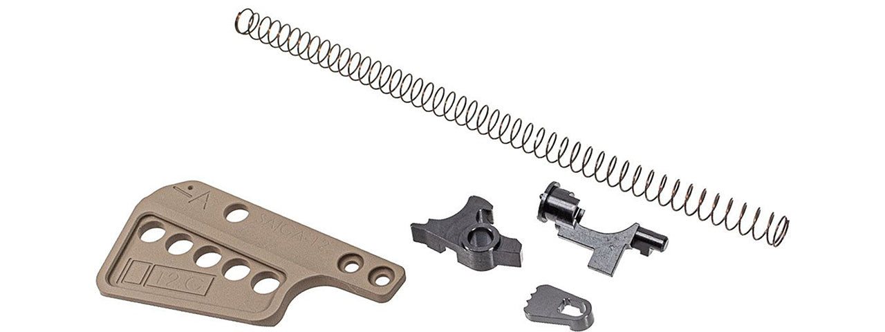 ITP Steel Trigger Group Parts For Marui TM SAIGA-12 GBB Series w/ Magwell & Spring