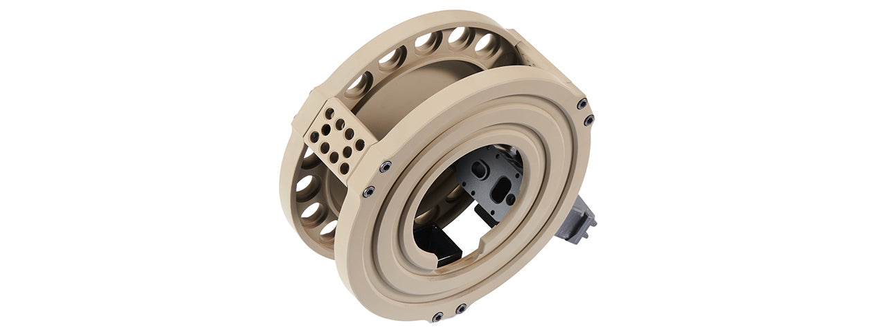 ITP SAIGA 12K Shotgun Drum Magazine Kit V2 For Marui TM SAIGA-12 GBB Series