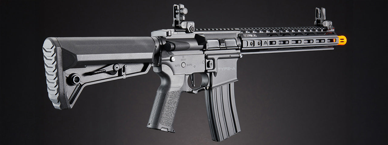 BG Defense Type-A MK2 12" Gen 3 AEG Rifle by Lancer Tactical - (Black)
