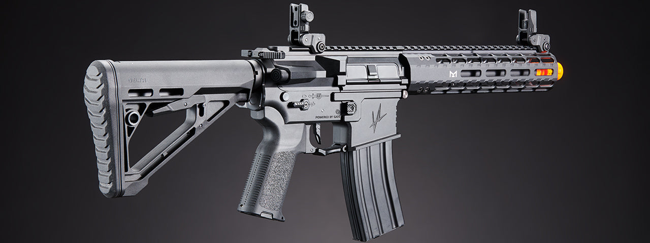 Lancer Tactical Gen 4 VALIANT Edition 9.5" SBR AEG w/ Aster II Bluetooth ETU - (Black)