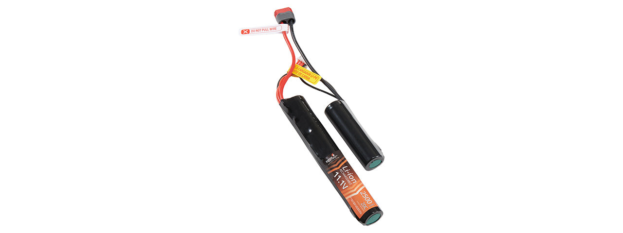 Lancer Tactical 11.1V 2500mAh 20C Nunchuck Li-Ion Battery