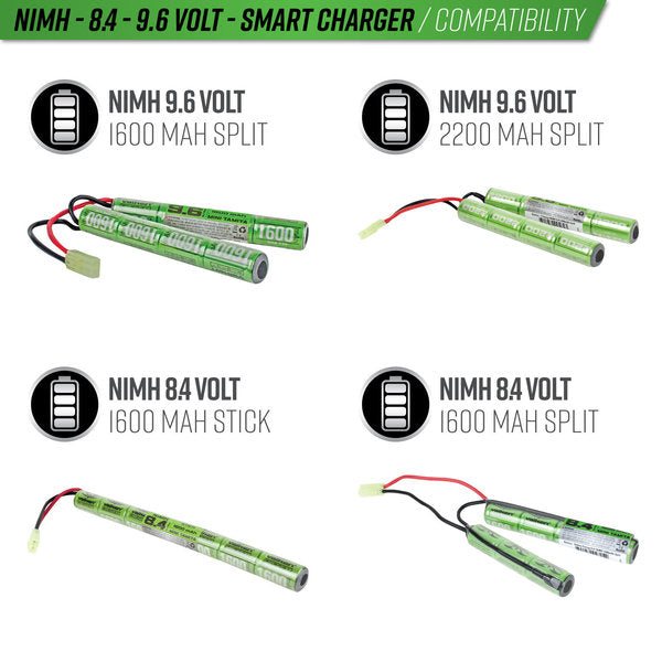 Valken 8.4V-9.6V NiMh Smart Charger