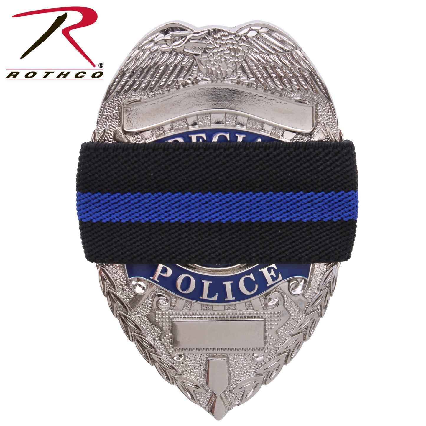 Rothco Thin Blue Line Mourning Band