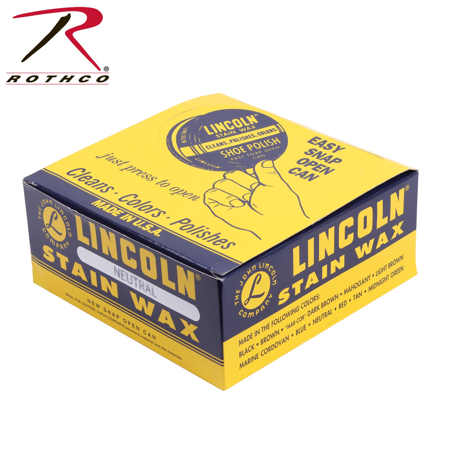 Lincoln U.S.M.C. Stain Wax Shoe Polish