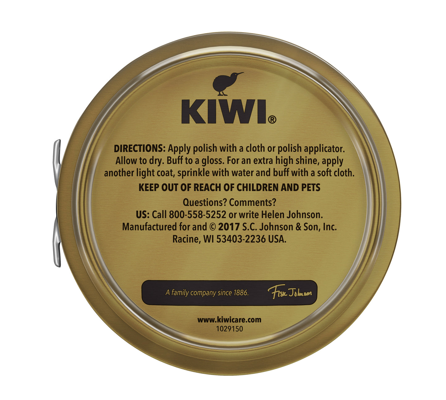 Kiwi Shoe Polish, Giant Size, 2.5 oz