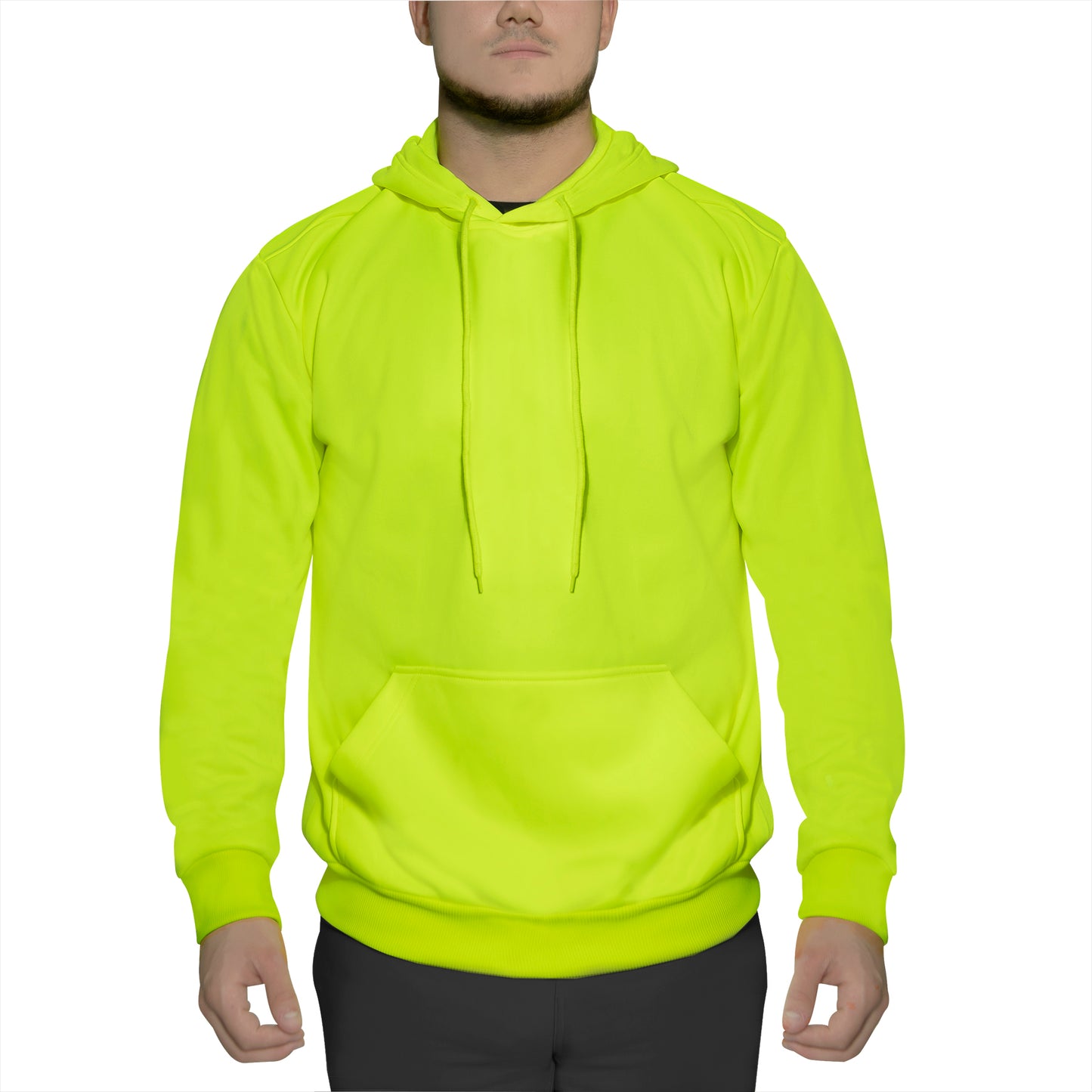 Rothco High-Vis Performance Hooded Sweatshirt - Safety Green