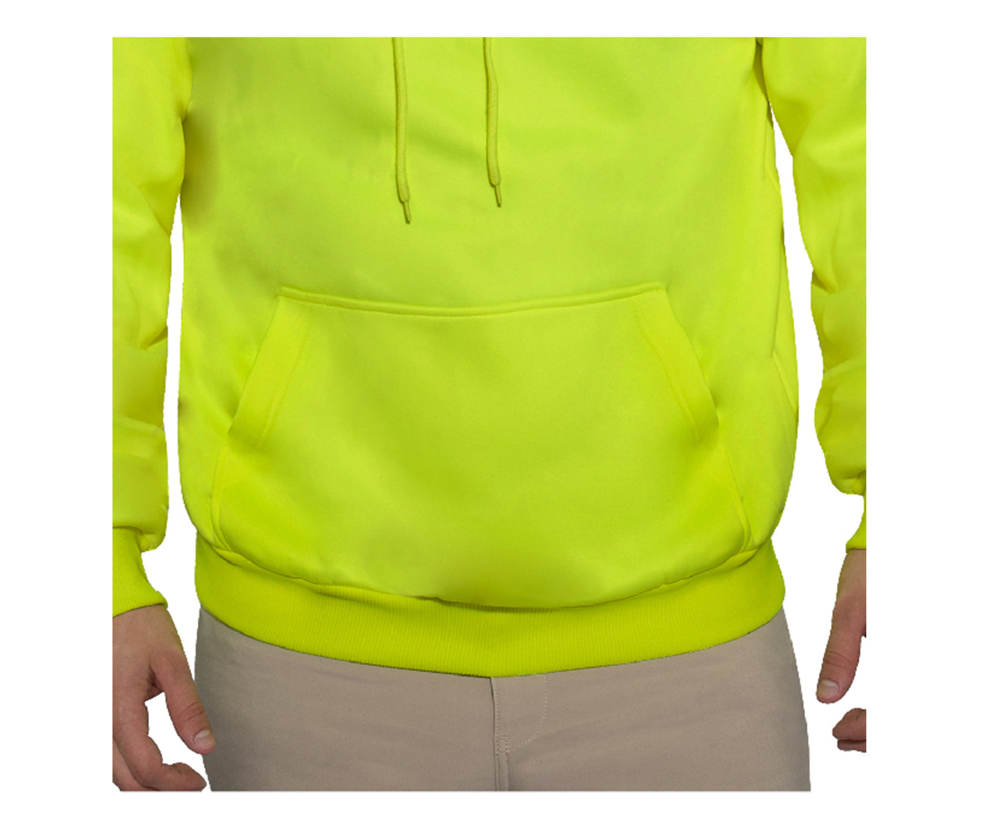 Rothco High-Vis Performance Hooded Sweatshirt - Safety Green