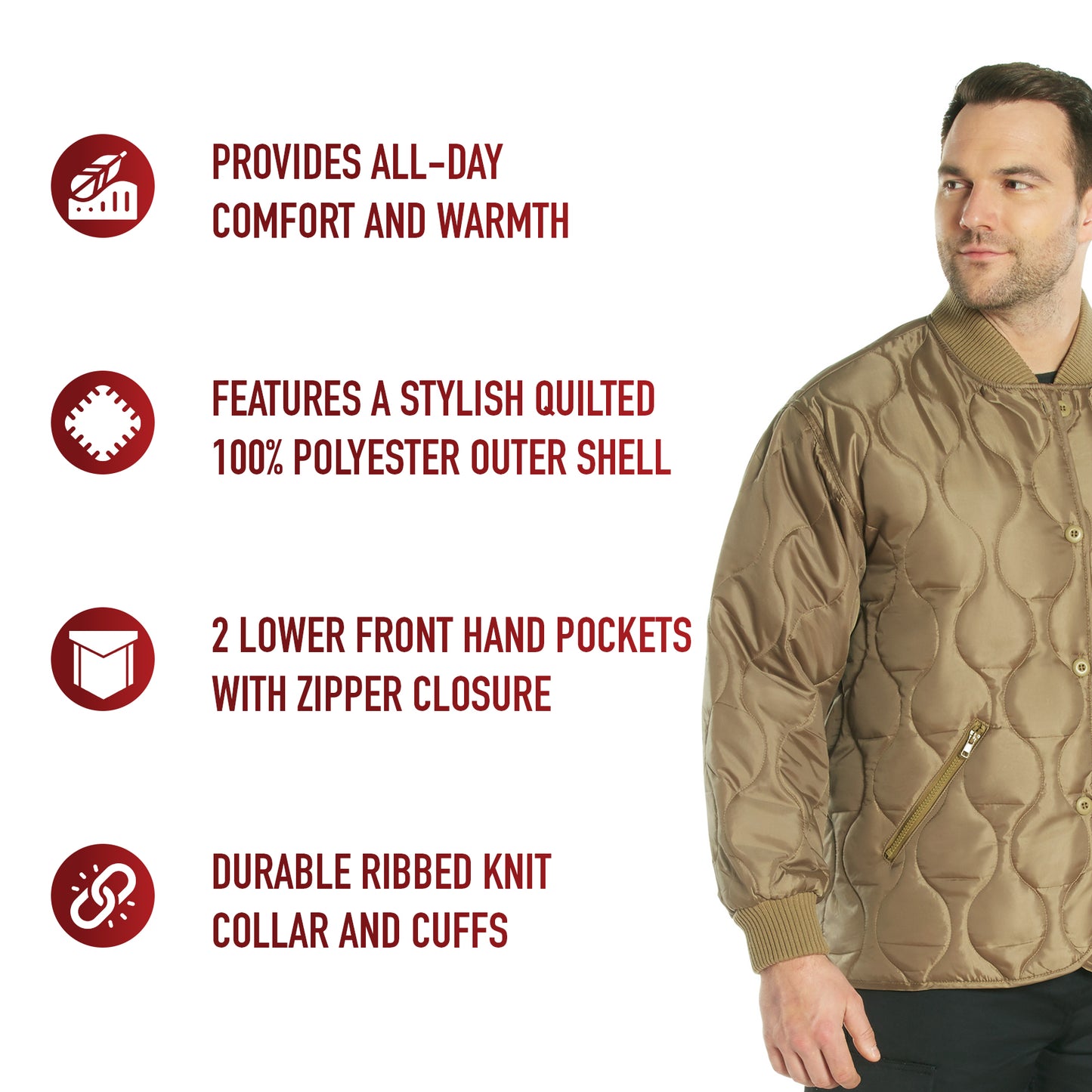 Rothco Quilted Woobie Jacket