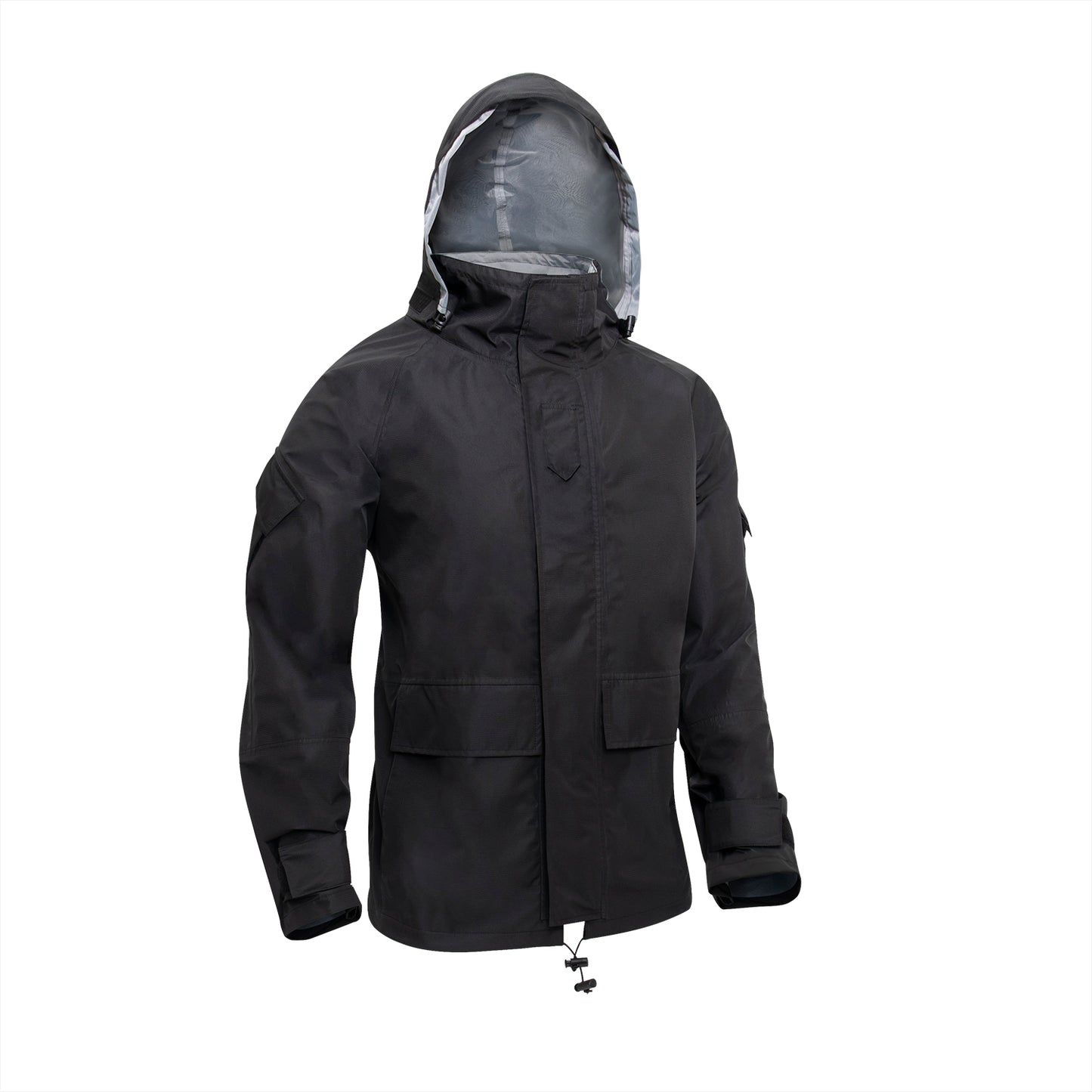 Rothco Hard Shell Waterproof Jacket - Black