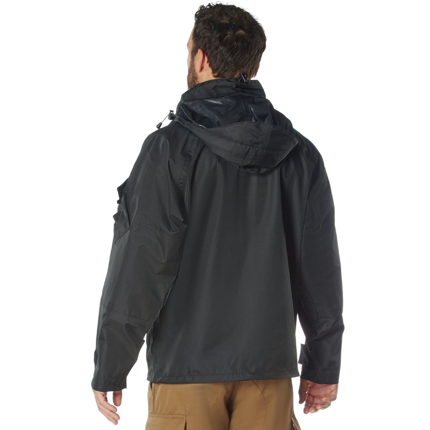 Rothco Hard Shell Waterproof Jacket - Black