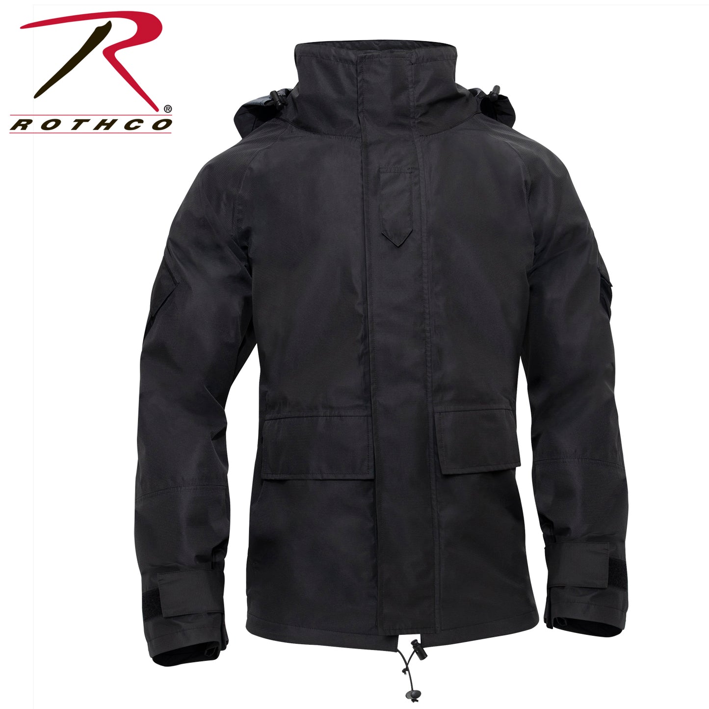 Rothco Hard Shell Waterproof Jacket - Black