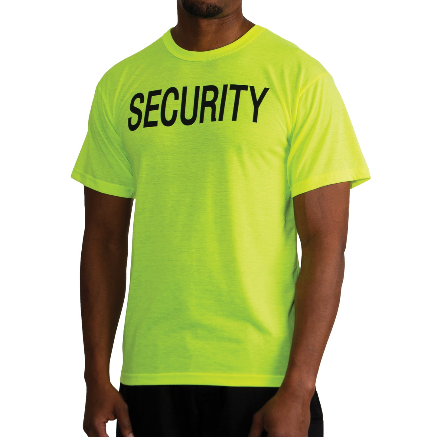 Rothco 2-Sided Security T-Shirt - Safety Green