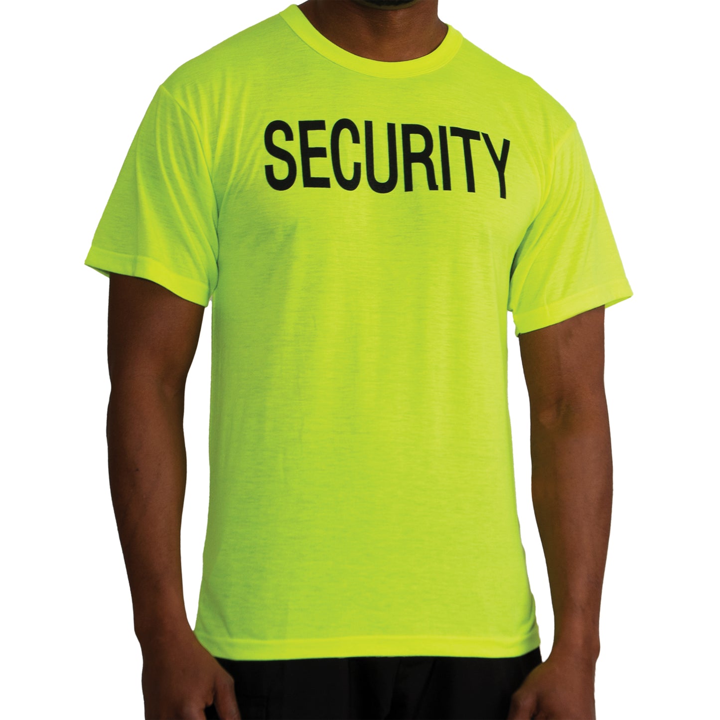 Rothco 2-Sided Security T-Shirt - Safety Green