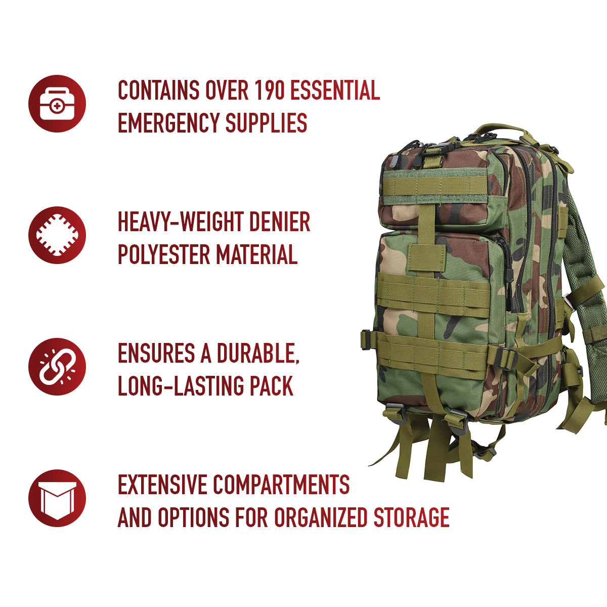 Rothco Trauma Kit Backpack