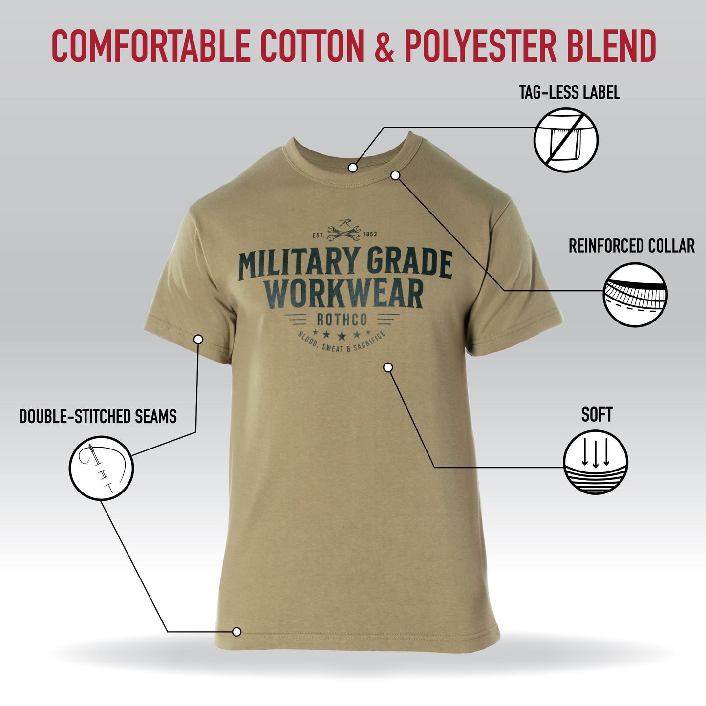 Rothco Military Grade Workwear Graphic T-Shirt