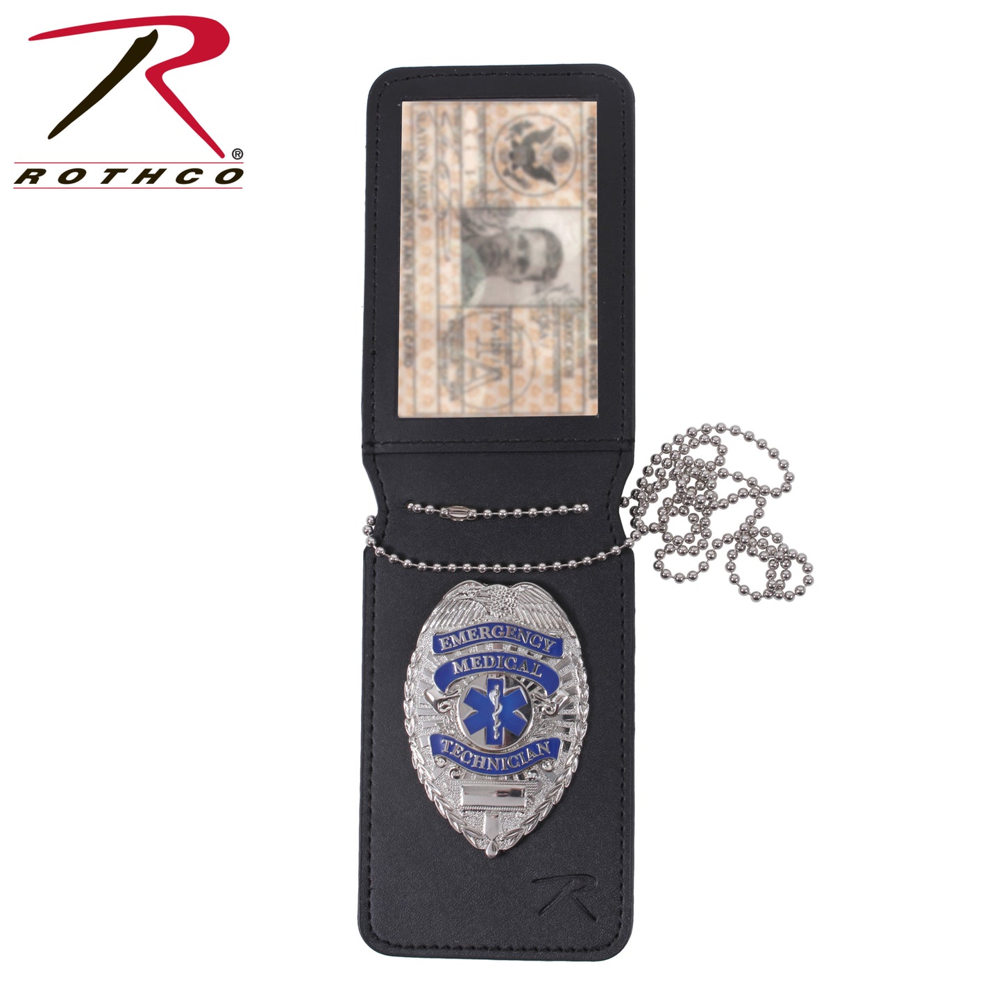 Rothco Universal Leather Badge & ID Holder