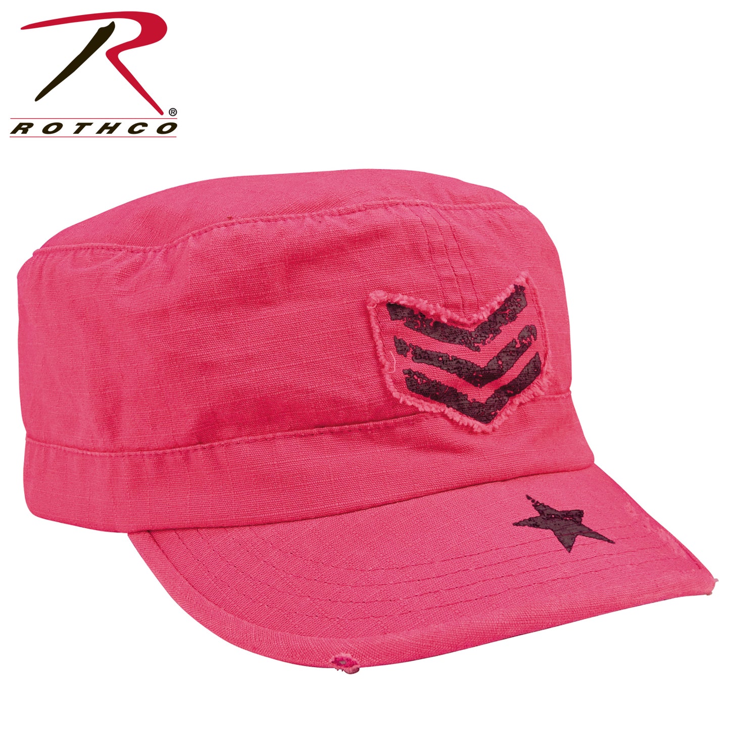 Rothco Women's Vintage Stripes & Stars Adjustable Fatigue Cap