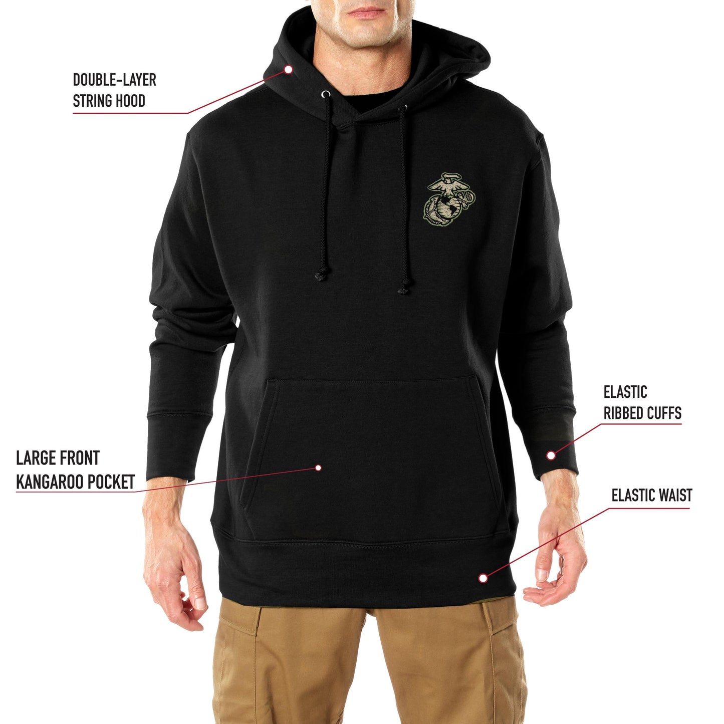 Rothco USMC Dogs of War Hoodie