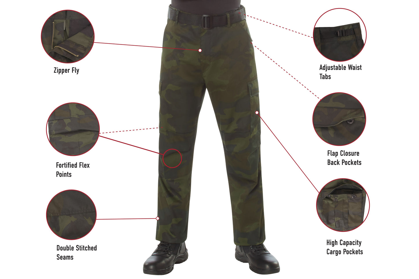 Rothco Midnight Camo Tactical BDU Pants