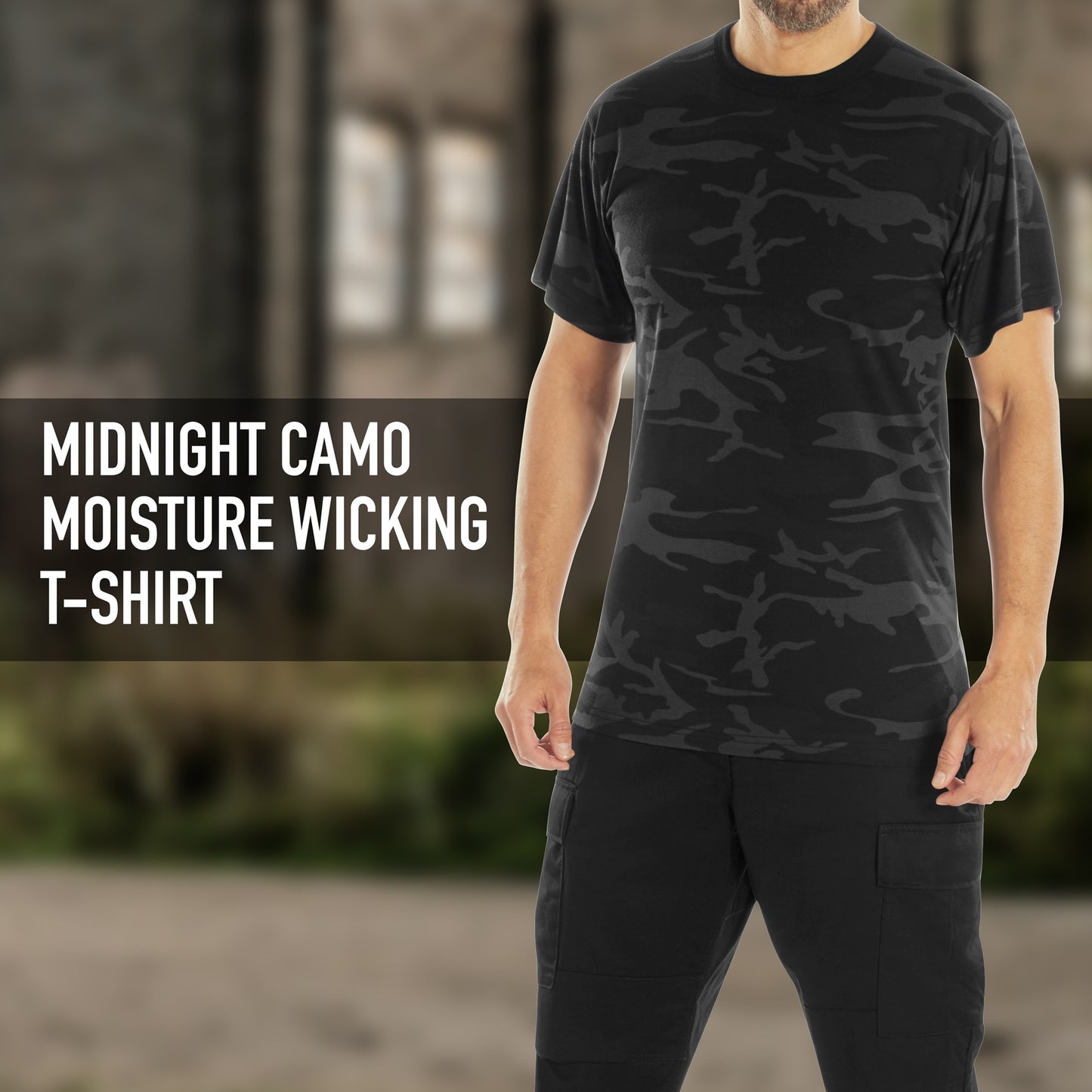 Rothco Midnight Camo Moisture Wicking T-Shirt