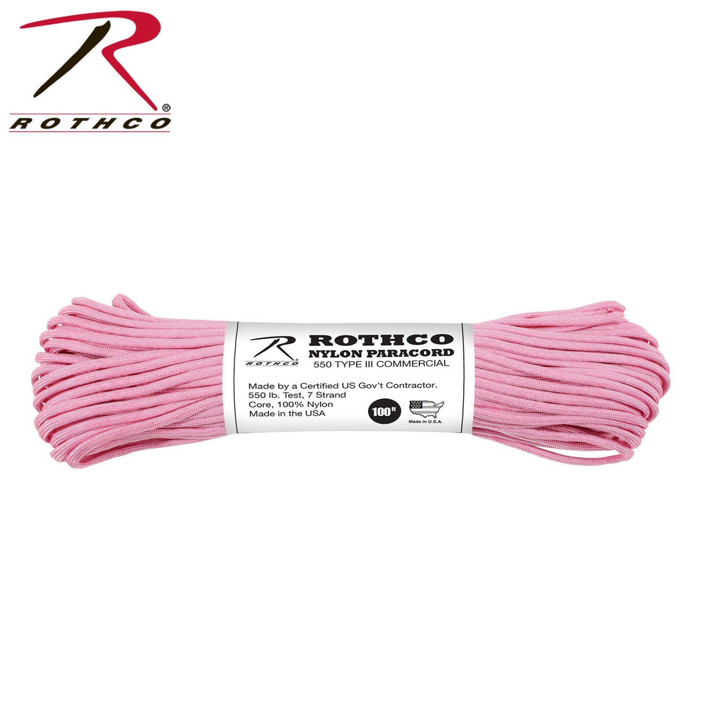 Rothco Nylon Paracord Type III 550 LB