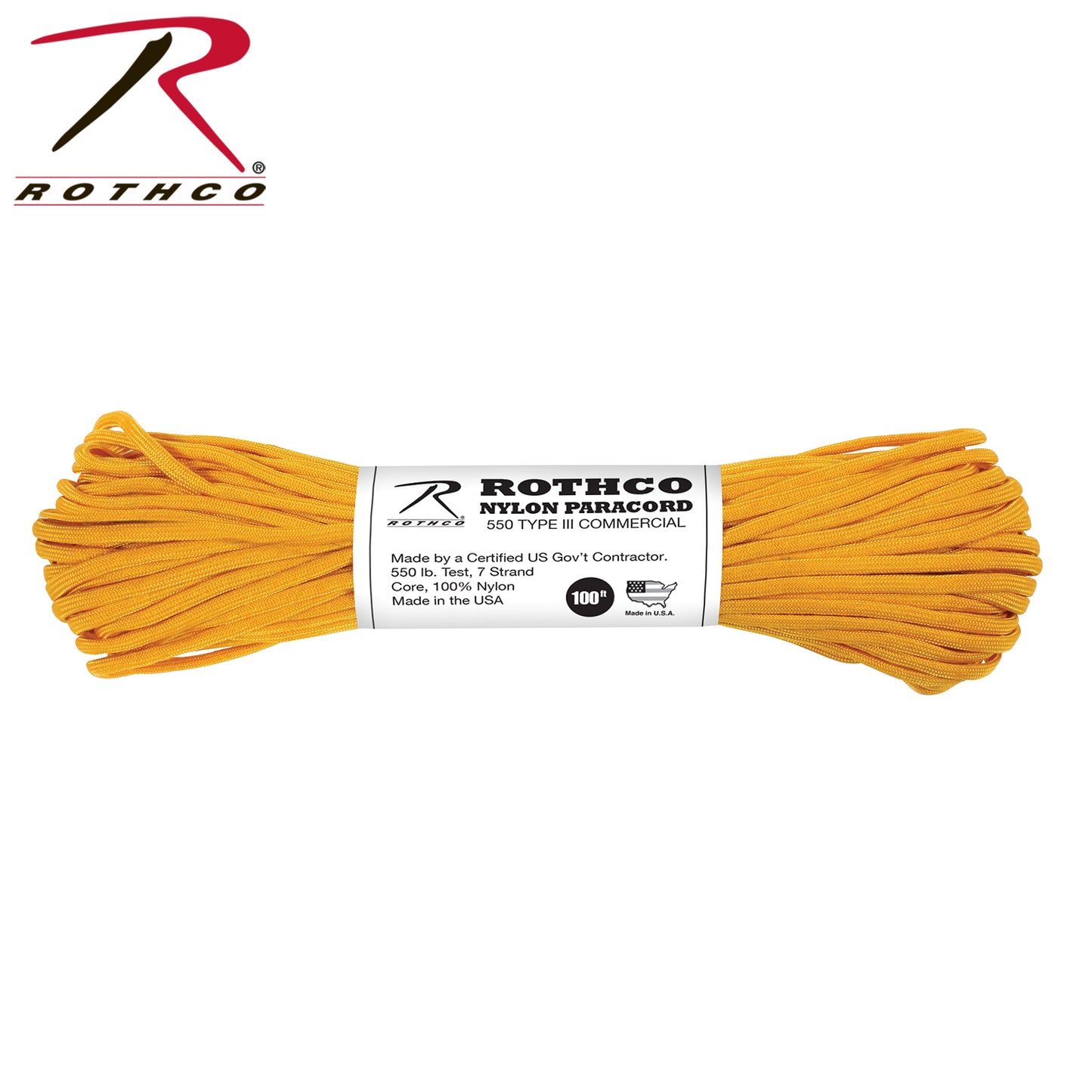 Rothco Nylon Paracord Type III 550 LB