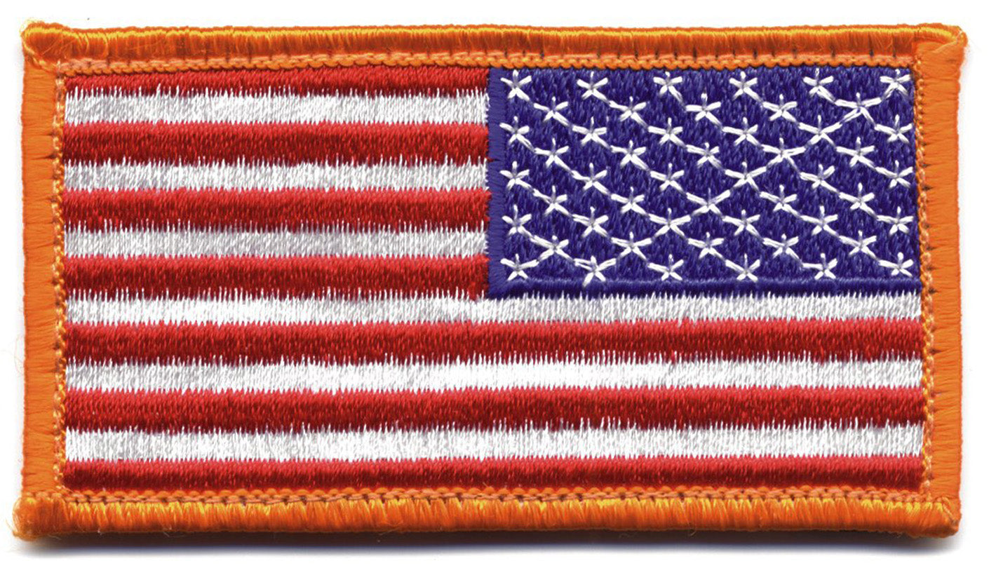 Rothco Mini US Flag Patch With Hook Back