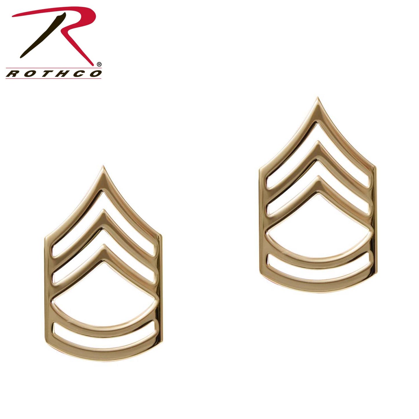 Rothco Sergeant First Class Polished Insignia Pin