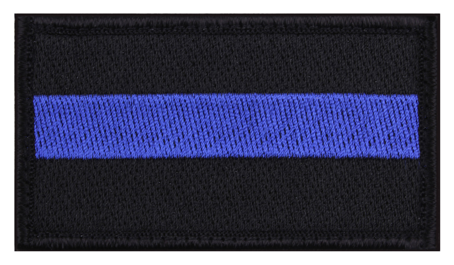 Rothco Thin Blue Line Flag Patch - Iron On