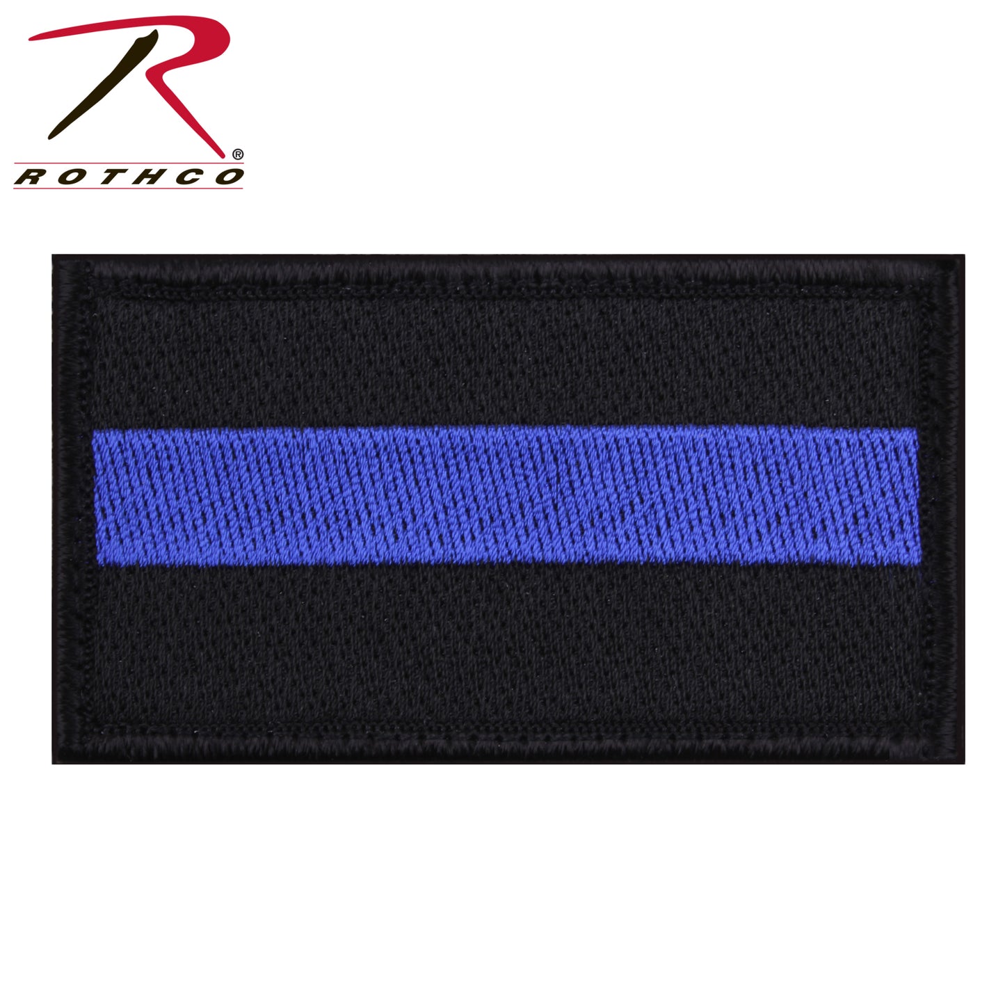 Rothco Thin Blue Line Flag Patch - Iron On