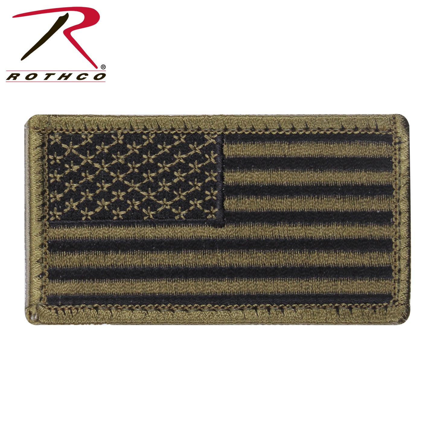 Rothco American Flag Patch - Hook Back